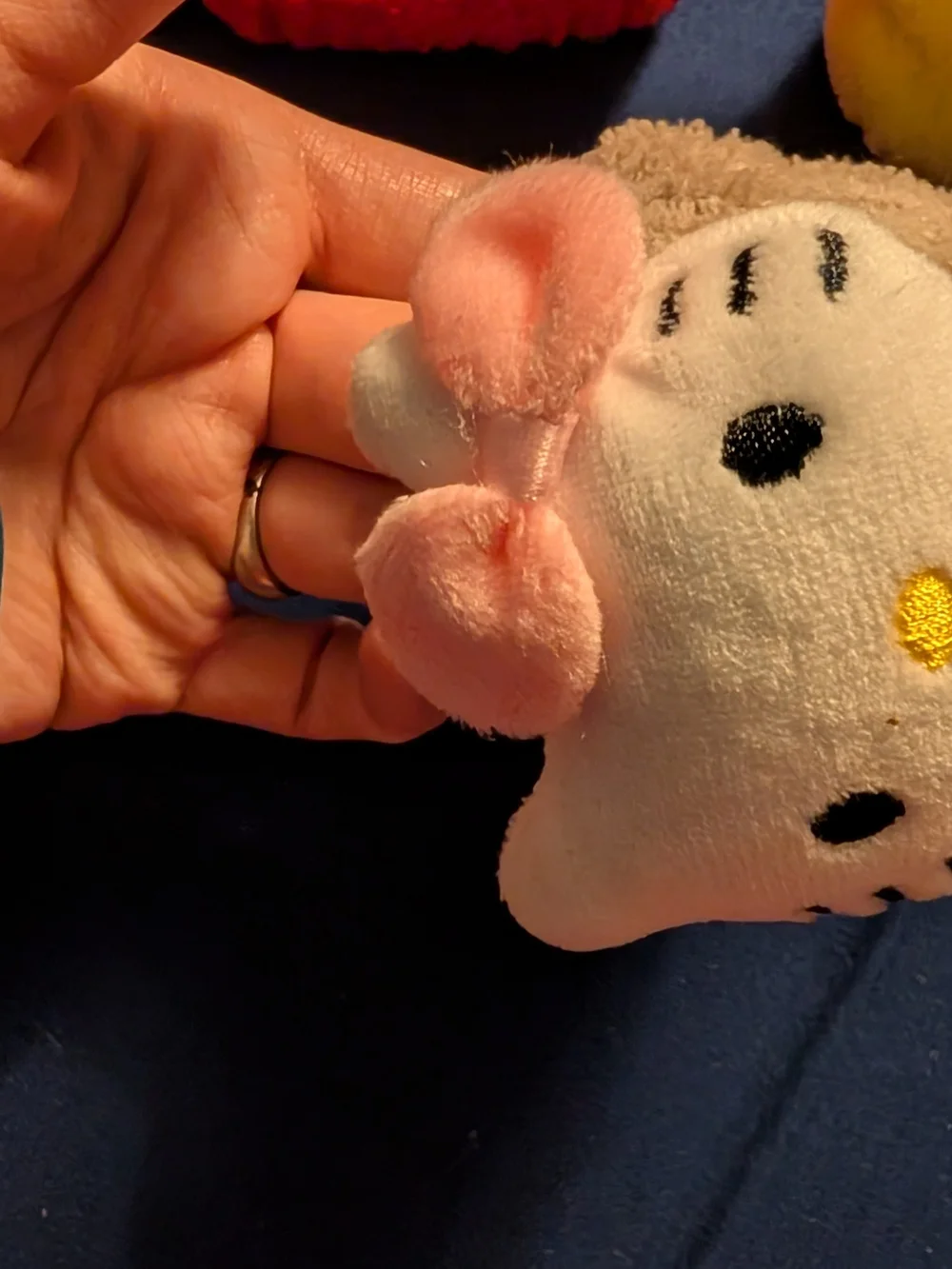 Sanrio Hello Kitty Plush Hair Scrunchie Or Wrist Bands Lot